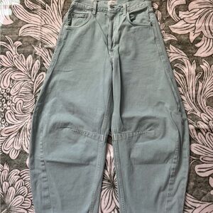 Citizens Of Humanity Seafoam Wide Leg Jeans